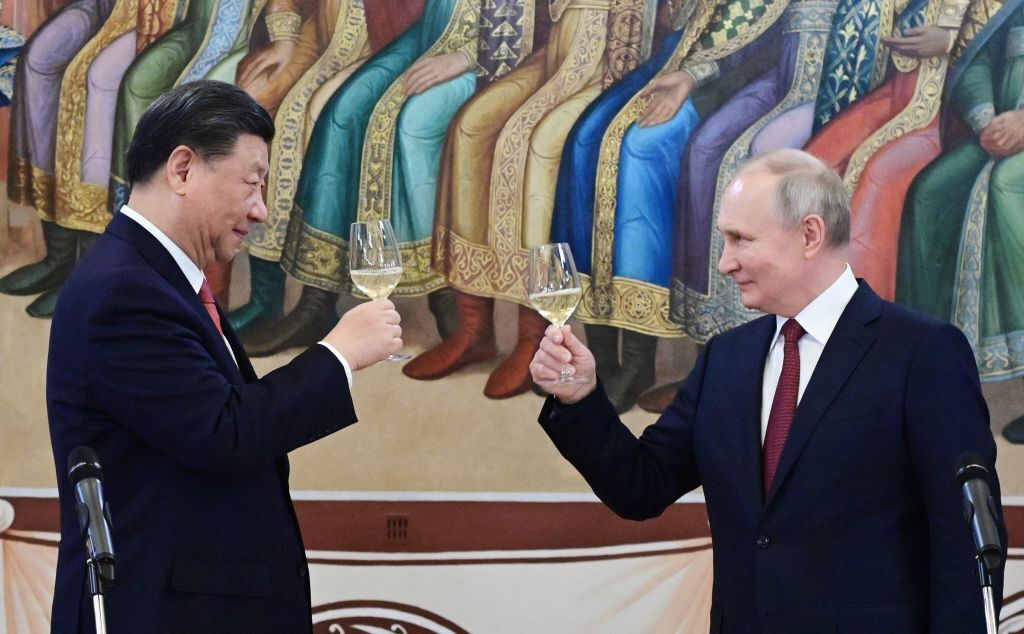 Сі Цзіньпін і Володимир Путін. Фото: AFP / Getty Images