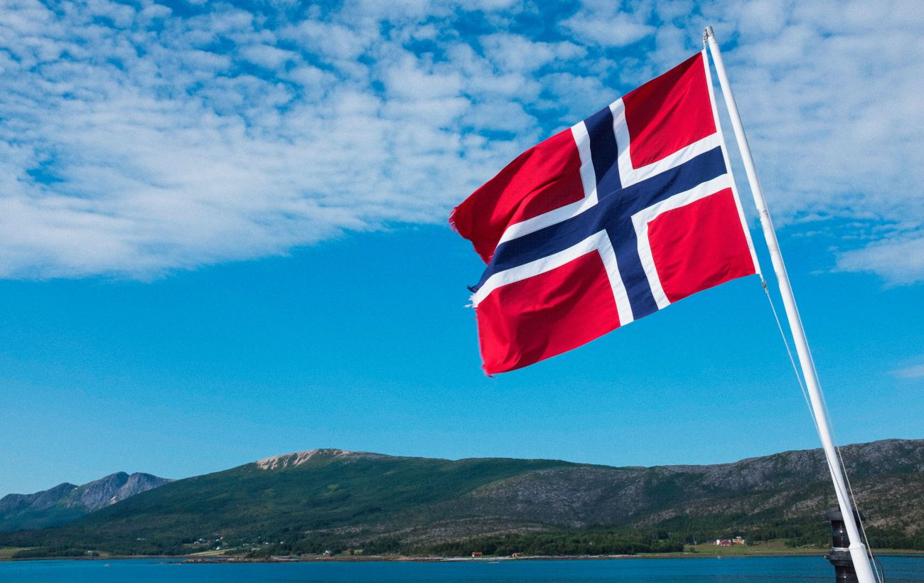 Прапор Норвегії. Фото: Getty Images