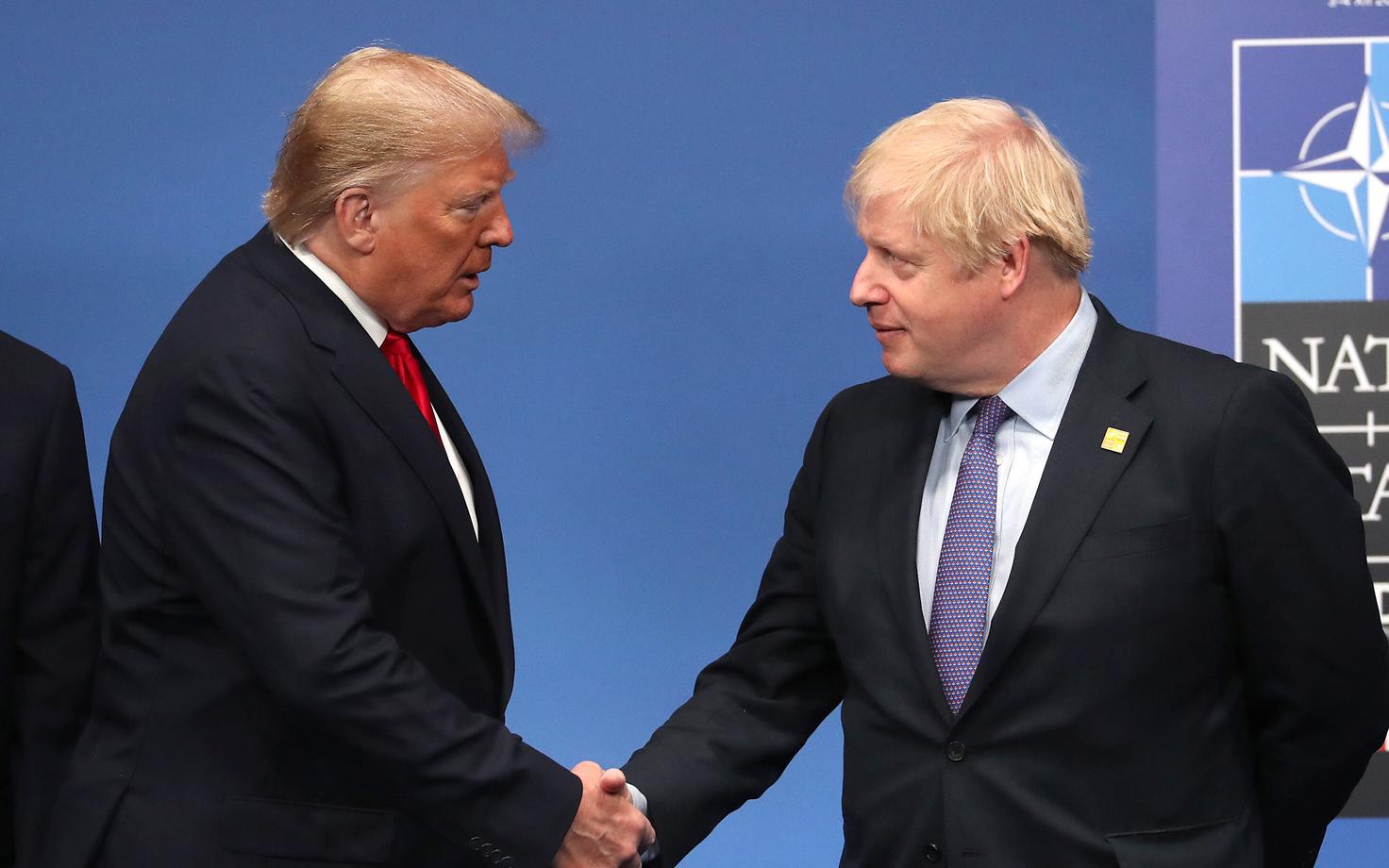 Борис Джонсон та Дональд Трамп. Фото: AFP Getty Images